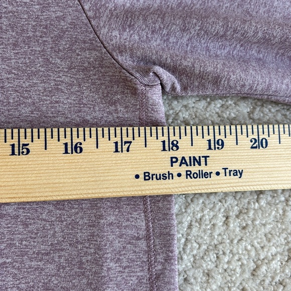 Athleta Uptempo Top Long Sleeve Heather Purple Women’s Small Active Performance - Picture 10 of 13